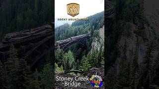 The Rocky Mountaineer on Stoney Creek Bridge railfanning trainspotting stoneycreek [upl. by Renita928]