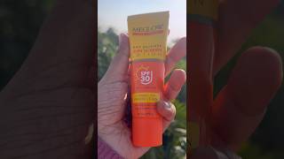 MeGlow day defence sunscreen 🌞 lotion  sunscreen spf skincare viralvideo trending [upl. by Adnic]