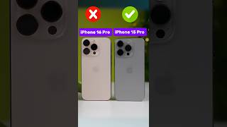 iPhone 15 Pro Vs iPhone 16 Pro Comparison Almost samuler iphone16 iphone [upl. by Ahsemrak352]