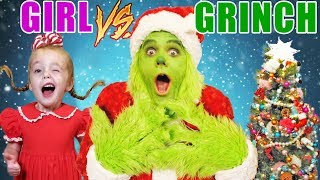 Girl vs Grinch Round 2 Rematch Will She Save Christmas [upl. by Roseann]