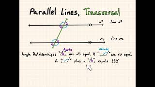 Parallel Lines and Transversals Corresponding Alternate Interior amp Exterior Angles Explained [upl. by Ulda]