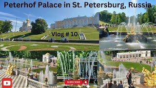 Going to PeterhofPetergof Palace  Peterhof Palace tour St Petersburg Russia [upl. by Anastatius710]