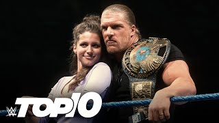 Great Triple H amp Stephanie McMahon moments WWE Top 10 Nov 29 2020 [upl. by Wallraff]