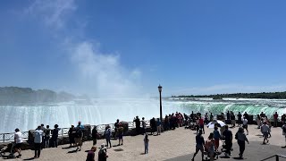 Niagara Falls LIVE With ​⁠TorontoTechTransitTV Eating At The New Bistro Restaurant  Table Rock [upl. by Esiouqrut]