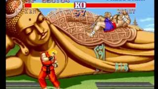 Sagats Stage  Street Fighter II Champion Edition  Playstation [upl. by Ishmul]