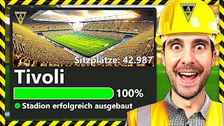 WIR BAUEN DAS STADION FÜR DIE █ LIGA AUS 🚧🏟️✨ FC 25 Aachen Karriere 29 [upl. by Naro]