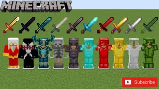 which armor is the strongest  minecraft armor and Bedrok armor minecraft trending viral [upl. by Denae]