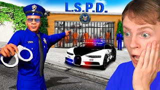 GTA 5  Franklins House is the NEW Police Station Upgrade [upl. by Alyal155]