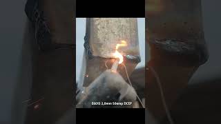 how to weld galvanized square pipe in overhead position [upl. by Eniac43]