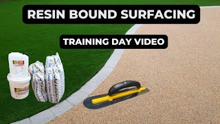 Resin Bound Surfacing Training Day Video [upl. by Blayne]