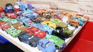 Disney Pixar Cars Lightning McQueen Thunder Hallow Cars Mack Truck Race Cars [upl. by Ahsyen490]