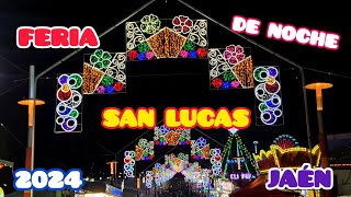 Feria de San Lucas de Jaén 2024 de noche [upl. by Wynnie696]