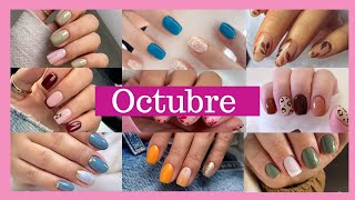 Uñas para OCTUBRE 2024 Tendencias en Diseños y Decoración de uñasRecopilación Nail Art autumn [upl. by Aissat]