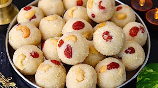 ரவா லட்டு softஅ ஒருமுறை இப்படி புதுசா செய்ங்க👌 Rava laddu recipe in tamil  how to make rava laddu [upl. by Atinram115]