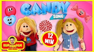 Candy Song with Puppets  MORE  RamPamPam Kids Songs  Nursery Rhymes amp Children Songs [upl. by Yahiya131]