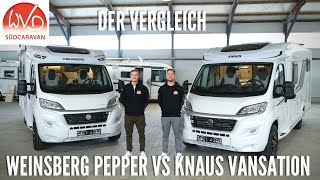 WEINSBERG PEPPER VS KNAUS VANSATION  Der große Vergleich [upl. by Hershel449]