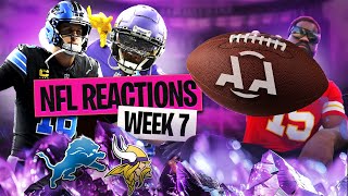 WHO CAN STOP THE LIONS  Detroit Lions vs Minnesota Vikings  WEEK 7  NFL REACTION  2024 Season [upl. by Lupiv243]