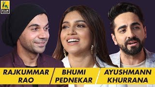 Rajkummar Rao Ayushmann Khurrana amp Bhumi Pednekar Interview with Anupama Chopra [upl. by Somar]