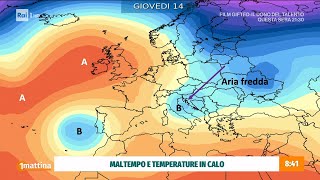 Maltempo al sud neve al nord  Unomattina 13112024 [upl. by Eiknarf]