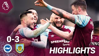 SUPER WIN  HIGHLIGHTS  Brighton v Burnley 202122 [upl. by Adnol]