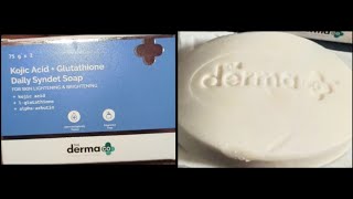 THE DERMA CO KOJIC ACID GLUTATHIONE DAILY SYNDET SOAP TAMIL REVIEW [upl. by Dawson]