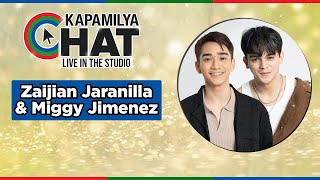 Zaijian Jaranilla and Miggy Jimenez  Kapamilya Chat [upl. by Harald]