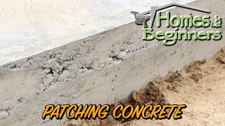 How to Repair Honeycombing or Holes in Concrete [upl. by Crosse]