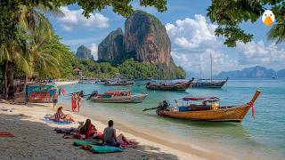 Ao Nang Beach Krabi🇹🇭 Discovering The Gem Of Thailands Andaman Sea 4K HDR [upl. by Nwahsed]