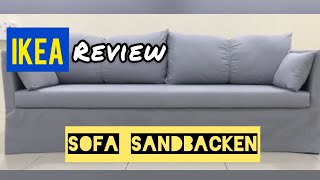 IKEA  SANDBACKEN  Sofa IKEA Malaysia  Review [upl. by Kingsbury]