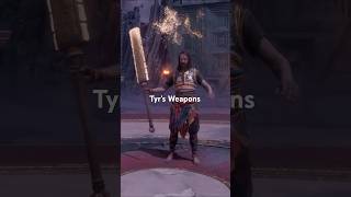 All Of Tyr’s Weapons  GOW Ragnarok Valhalla godofwar godofwarragnarok [upl. by Pier]