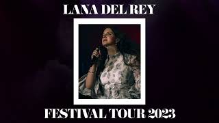 Lana Del Rey  Cherry Festival Tour 2023 Studio Version [upl. by Eelyak]