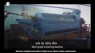 Rotary screening machine  For soil sand and aggregate [upl. by Buchbinder]