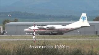 Antonov An12BK Ukraine Air Alliance URCAH [upl. by Carolynne]