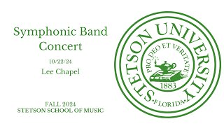 Symphonic Band Concert  Lee Chapel  102224 [upl. by Aztin]