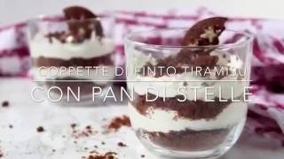 Coppe di finto tiramisù con Pan di Stelle [upl. by Ynettirb869]