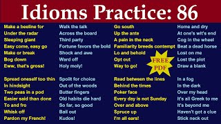 100 Idioms  Two Hours of Idioms Practice  Meanings with Examples fluentenglish idiomsandphrases [upl. by Nylegna386]