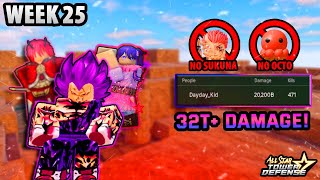 32T DMG in Tournament Mode ft Vegeta amp Idol Week 25  ASTD [upl. by Neelyk210]