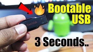 How to make FAST Bootable USB Pendrive without CMD or Software [upl. by Etnahsal384]