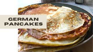 The German Cooking Channel  How to Make German Pancakes  Authentic Recipe [upl. by Estey]