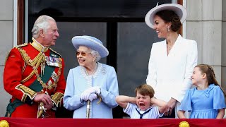 Príncipe Louis rouba as atenções no Jubileu da Rainha Isabel II [upl. by Yhpos]