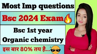 bsc 1st year organic chemistry most important questions for bsc 2024 exam notes pdf knowledge adda [upl. by Kliment15]