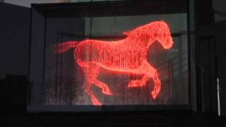 Horse with No Shadow For Hermès at Grand PalaisSaut Hermès Led sculpture 3D [upl. by Einahc]