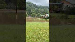 Tuckasegee river flooding 92724 [upl. by Arodoet]