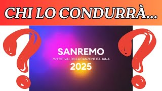 Sanremo 2025 chi lo condurrà Ecco che la Rai [upl. by Dorinda]