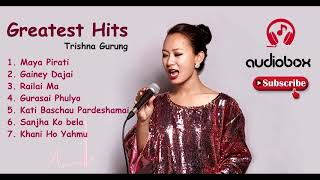 TRISHNA GURUNG GREATEST HITS II COLLECTIONS II AUDIOBOX II ALL SONGS [upl. by Goeger]