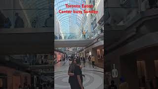 Toronto Eaton Center bust Sundaytoronto automobile travel torontotour [upl. by Lertram172]