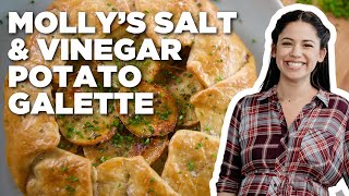 Molly Yehs Salt and Vinegar Potato Galette  Girl Meets Farm  Food Network [upl. by Auqenat]