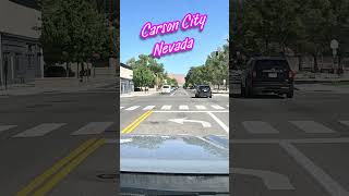 Downtown Carson City Nevada Driving Tour [upl. by Eelsew]