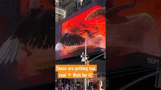 Times Square 3D Billboard 🔥Cobra Kai ll shorts 3d viral vfx trending vfxhd MRINDIANHACKER [upl. by Assek263]