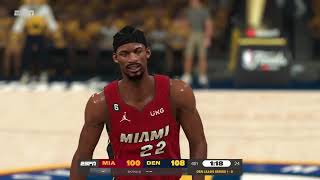 HEAT vs NUGGETS FULL GAME 2 HIGHLIGHTS  June 4 2023  2023 NBA Finals Game 2 Highlights NBA 2K23 [upl. by O'Rourke]